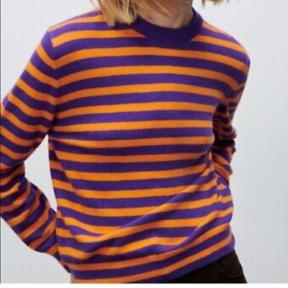 Zara Cashmere Blend Crew Neck Women’s Sweater Size Medium (NWT)